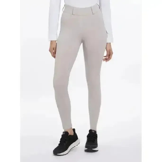Lemieux Demi Bregging Stone-Riding Tights-Lemieux-Stone-UK 6-Horsey Shopping