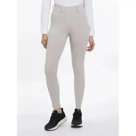 Lemieux Demi Bregging Stone-Riding Tights-Lemieux-Stone-UK 6-Horsey Shopping