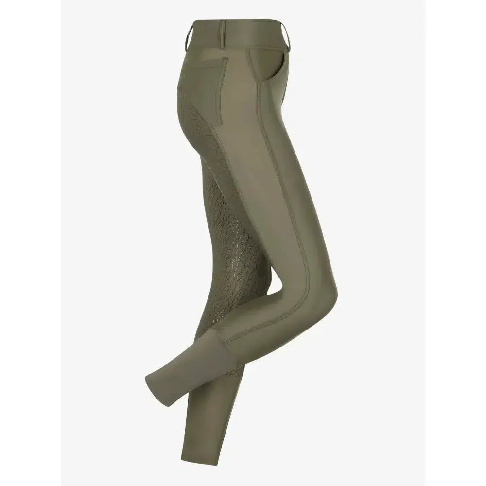 Lemieux Demi Pull On Bregging Full Seat Khaki-Riding Tights-Lemieux-4-Horsey Shopping