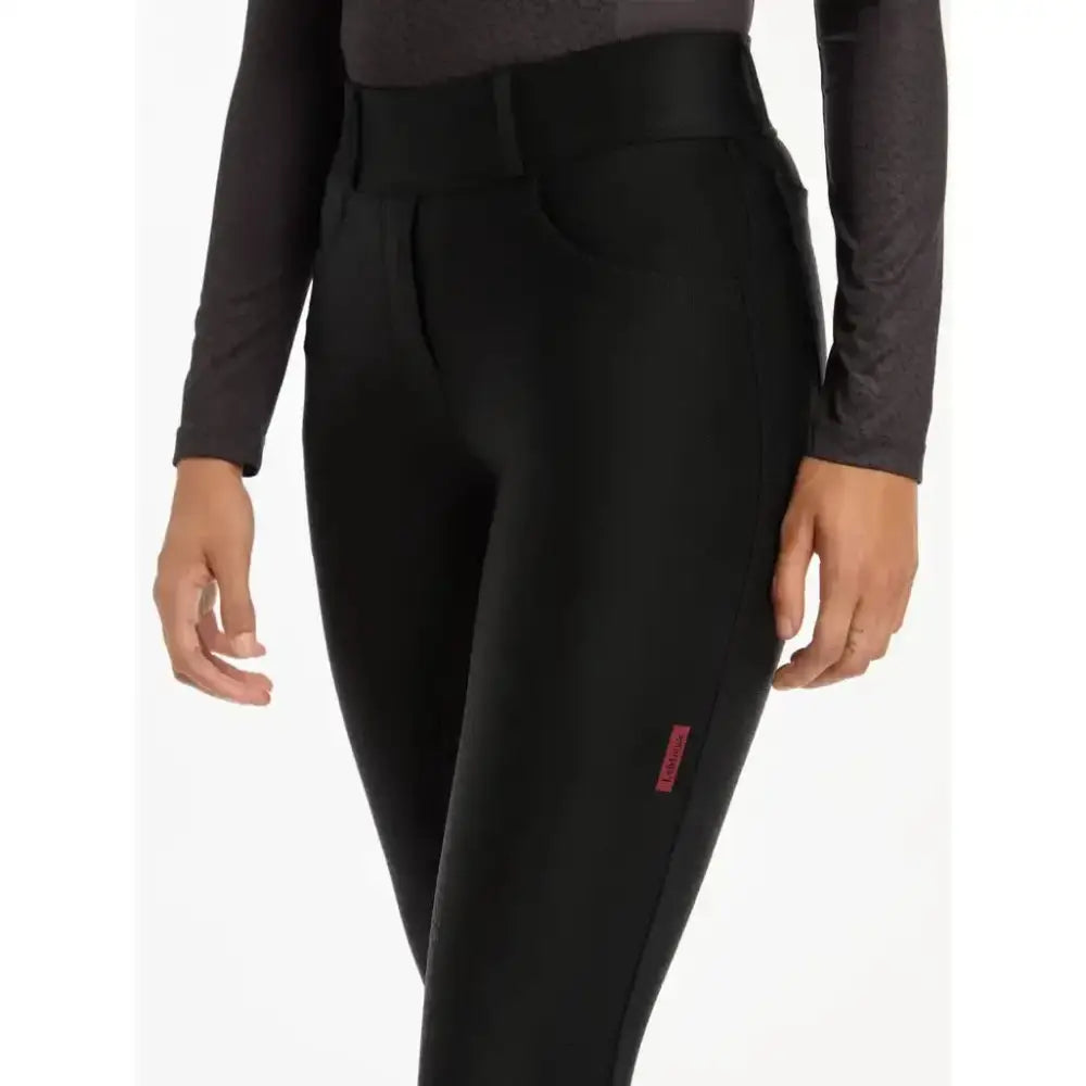 Lemieux Demi Pull On Breggings Black-Riding Tights-Lemieux-UK 6-Horsey Shopping