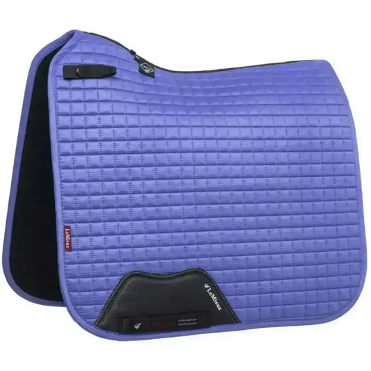 Lemieux Dressage Suede Square Bluebell-Dressage Saddle Pads-Lemieux-Bluebell-S/M-Horsey Shopping