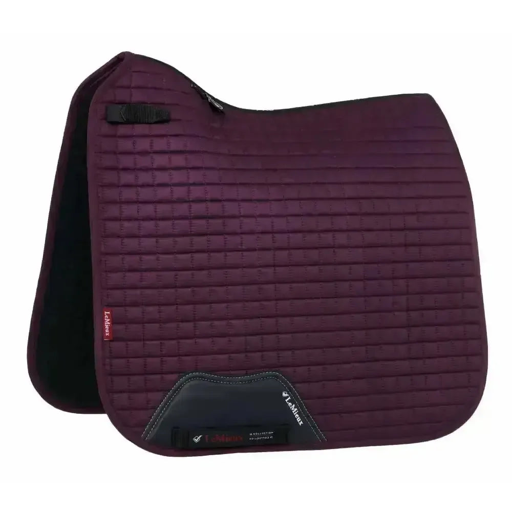 Lemieux Dressage Suede Square Fig-Dressage Saddle Pads-Lemieux-S/M-Horsey Shopping