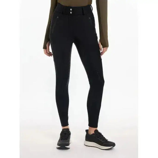 Lemieux Drytex Waterproof Breeches Full Seat Black-Waterproof Legwear-Lemieux-UK 6-Black-Horsey Shopping