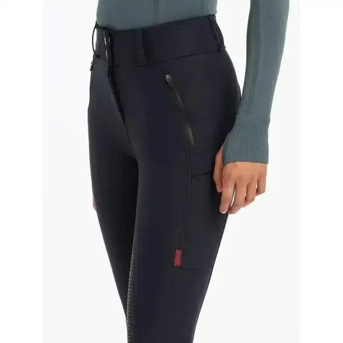 Lemieux Drytex Waterproof Breeches Full Seat Navy-Waterproof Legwear-Lemieux-UK 6-Navy-Horsey Shopping