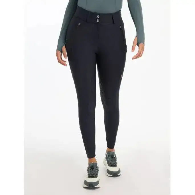 Lemieux Drytex Waterproof Breeches Full Seat Navy-Waterproof Legwear-Lemieux-UK 6-Navy-Horsey Shopping