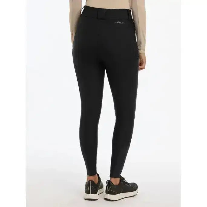 Lemieux Drytex Waterproof Breeches Knee Grip Black-Waterproof Legwear-Lemieux-UK 6-Black-Horsey Shopping