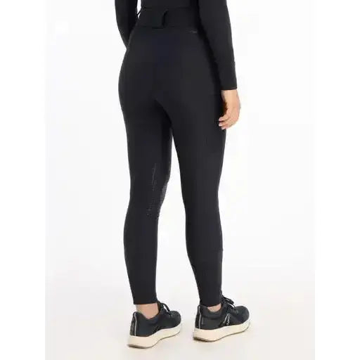Lemieux Drytex Waterproof Breeches Knee Grip Navy-Waterproof Legwear-Lemieux-UK 6-Navy-Horsey Shopping