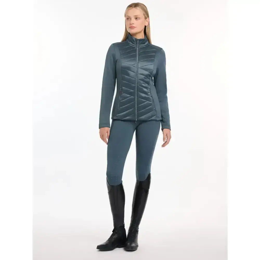 Lemieux Dynamique Jacket Petrol-Casual Jackets-Lemieux-UK 8-Petrol-Horsey Shopping