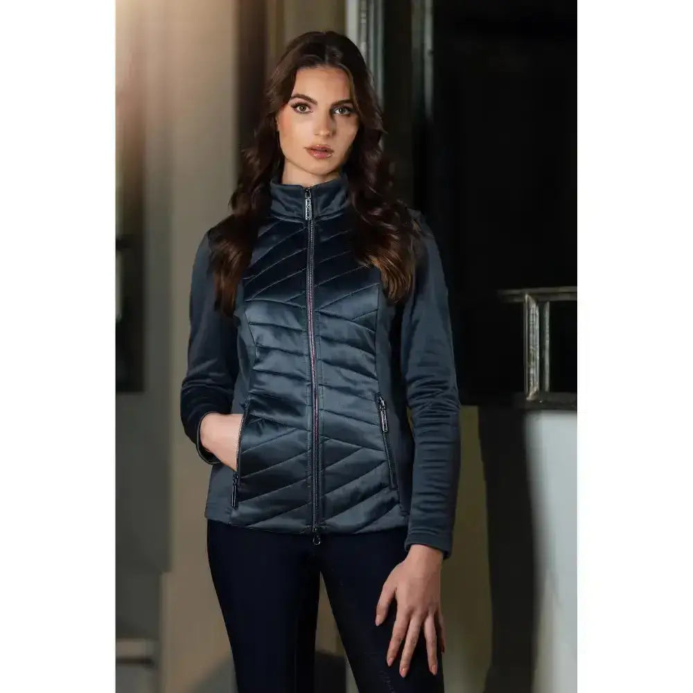 Lemieux Dynamique Jacket Petrol-Casual Jackets-Lemieux-UK 8-Petrol-Horsey Shopping