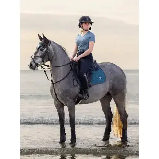 Lemieux Earth Fly Hood Ocean-Horse Ear Bonnets-Lemieux-Medium-Ocean-Horsey Shopping