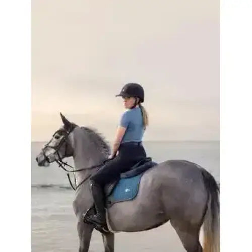 Lemieux Earth GP Square Ocean-Saddle Pads-Lemieux-Large-Ocean-Horsey Shopping