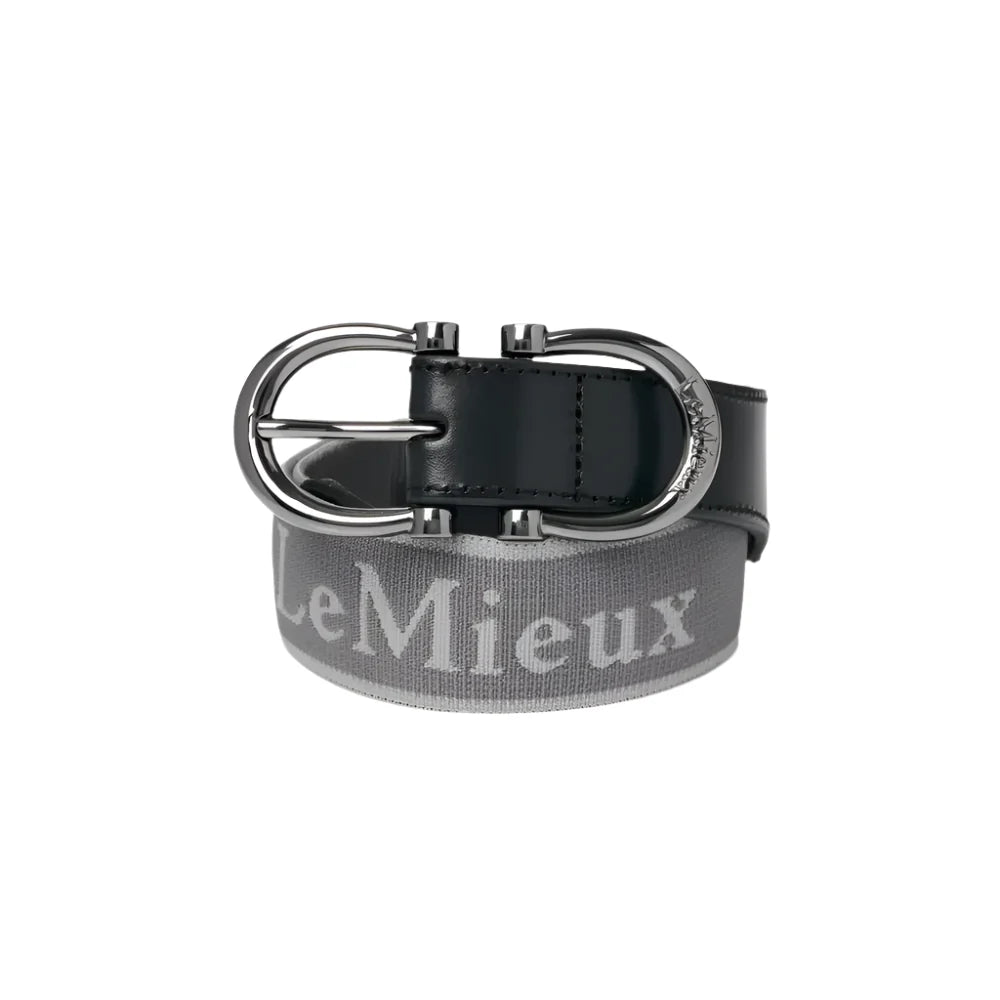 Lemieux Elasticated Belt Dark Grey-Belts-Lemieux-Large-Horsey Shopping