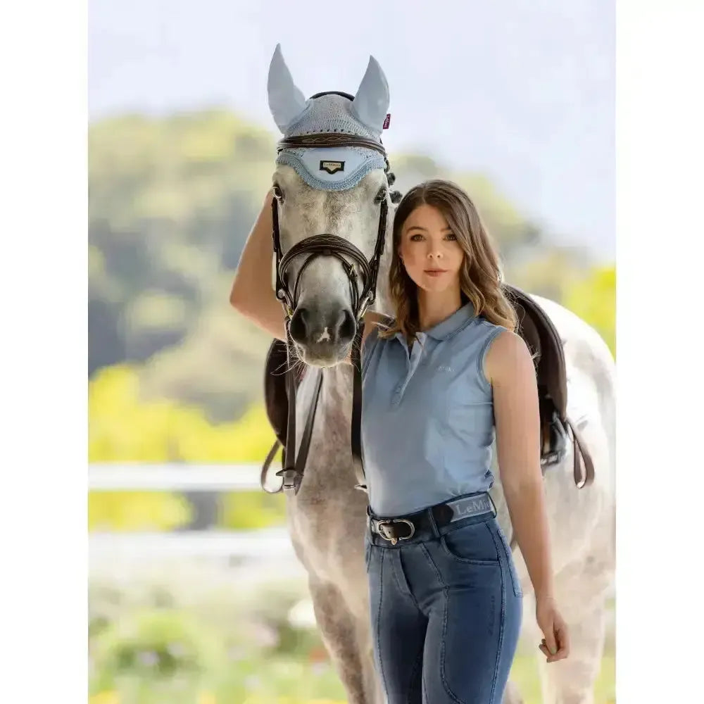 Lemieux Elasticated Belt Denim-Belts-Lemieux-Large-Horsey Shopping