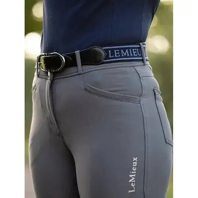 Lemieux Elasticated Belt Navy-Belts-Lemieux-X-Small-Navy-Horsey Shopping
