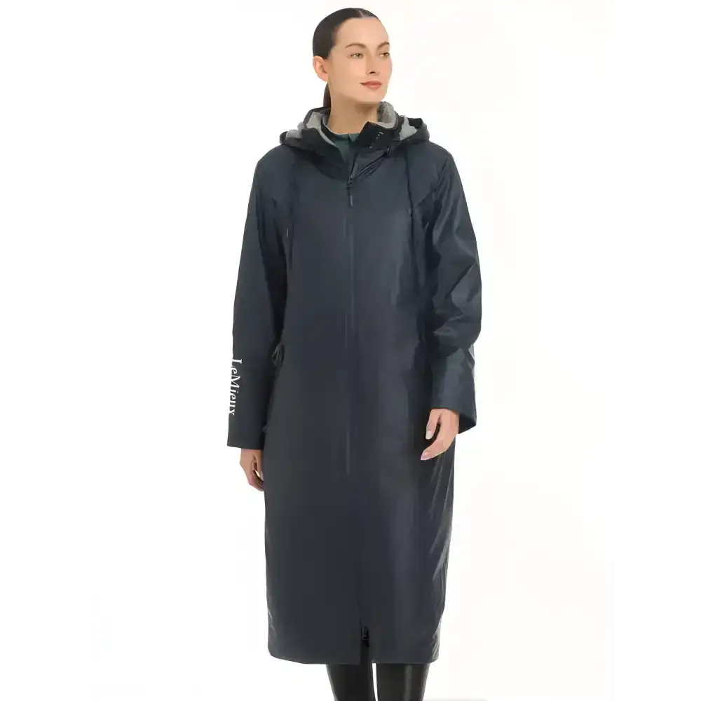 Lemieux Elements Coat Navy-Coats & Jackets-Lemieux-UK 8-Navy-Horsey Shopping