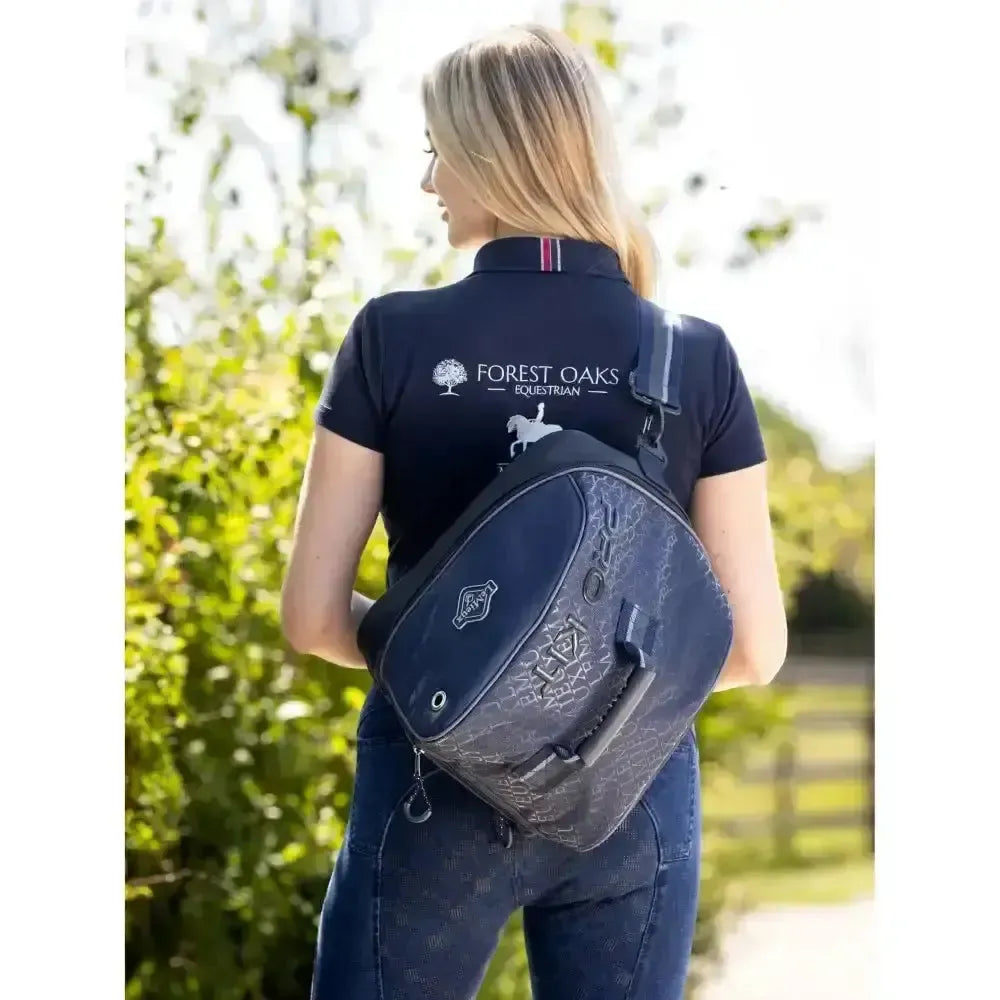 Lemieux Elite Pro Riding Hat Bag Navy-Riding Hat Bags-Lemieux-Horsey Shopping