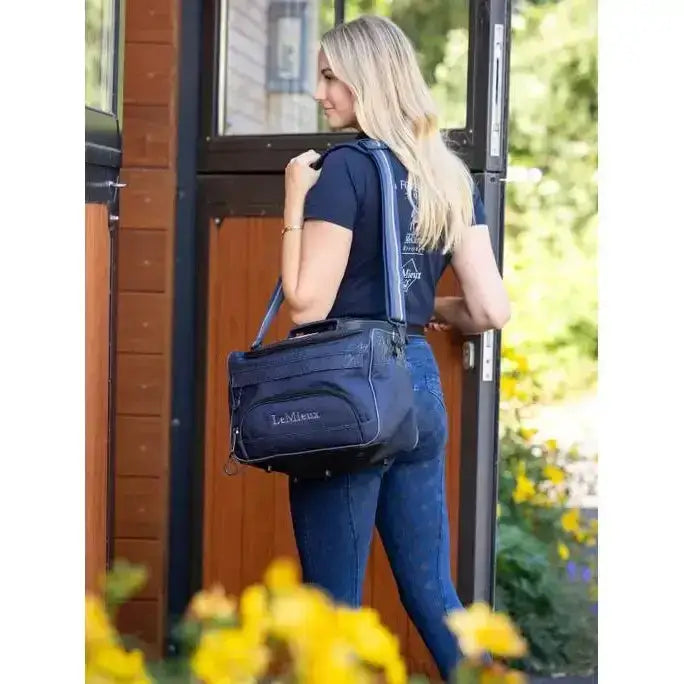 LeMieux Elite ProKit Lite Grooming Bag Navy One Size Navy Grooming Bags