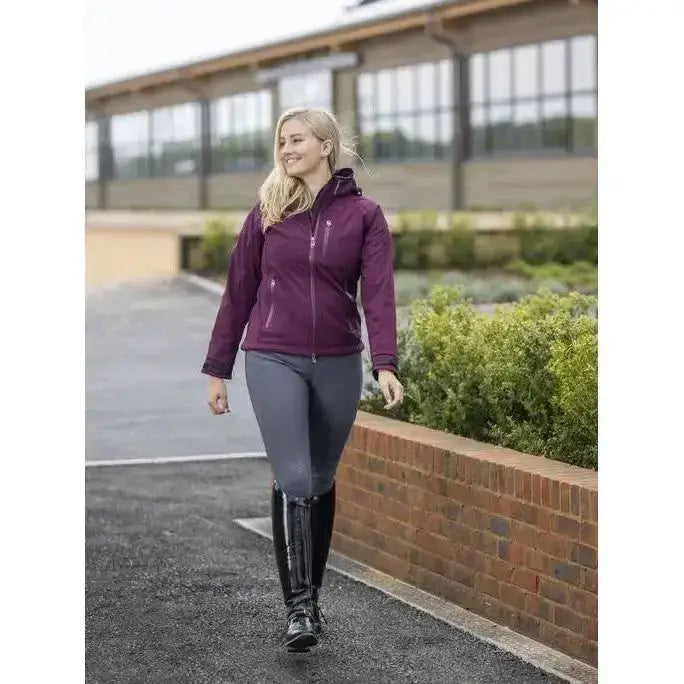 Lemieux Elite Soft Shell Jacket Burgundy-Outdoor Coats & Jackets-Lemieux-UK 6-Burgundy-Horsey Shopping
