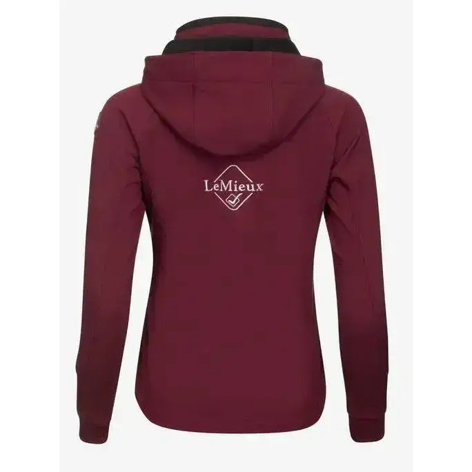 Lemieux Elite Soft Shell Jacket Burgundy-Outdoor Coats & Jackets-Lemieux-UK 6-Burgundy-Horsey Shopping