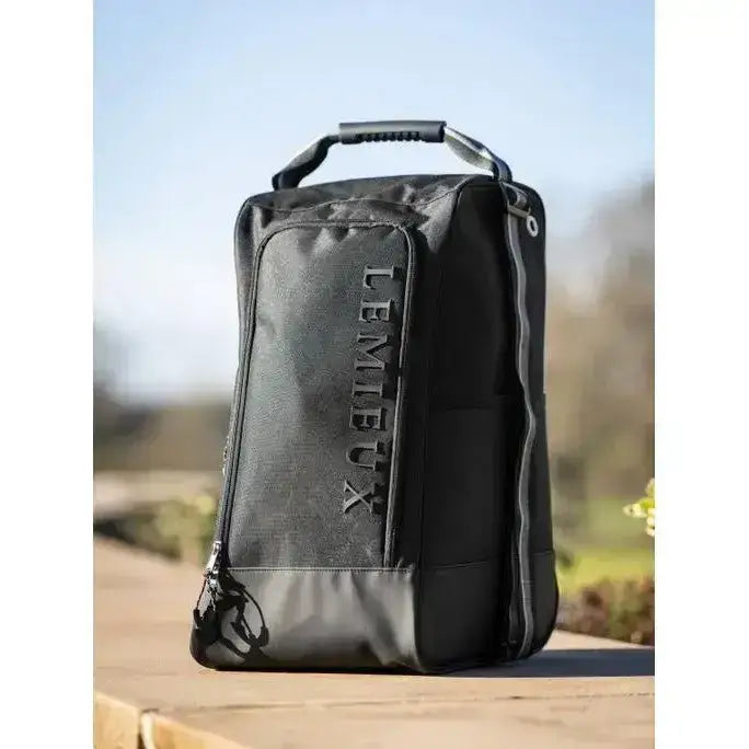 Lemieux Elite Wellington Boot Bag Black-Boot Bags-Lemieux-One Size-Black-Horsey Shopping