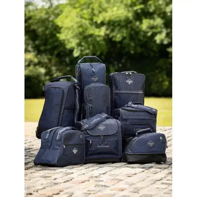 Lemieux Elite Wellington Boot Bag Navy-Boot Bags-Lemieux-One Size-Navy-Horsey Shopping