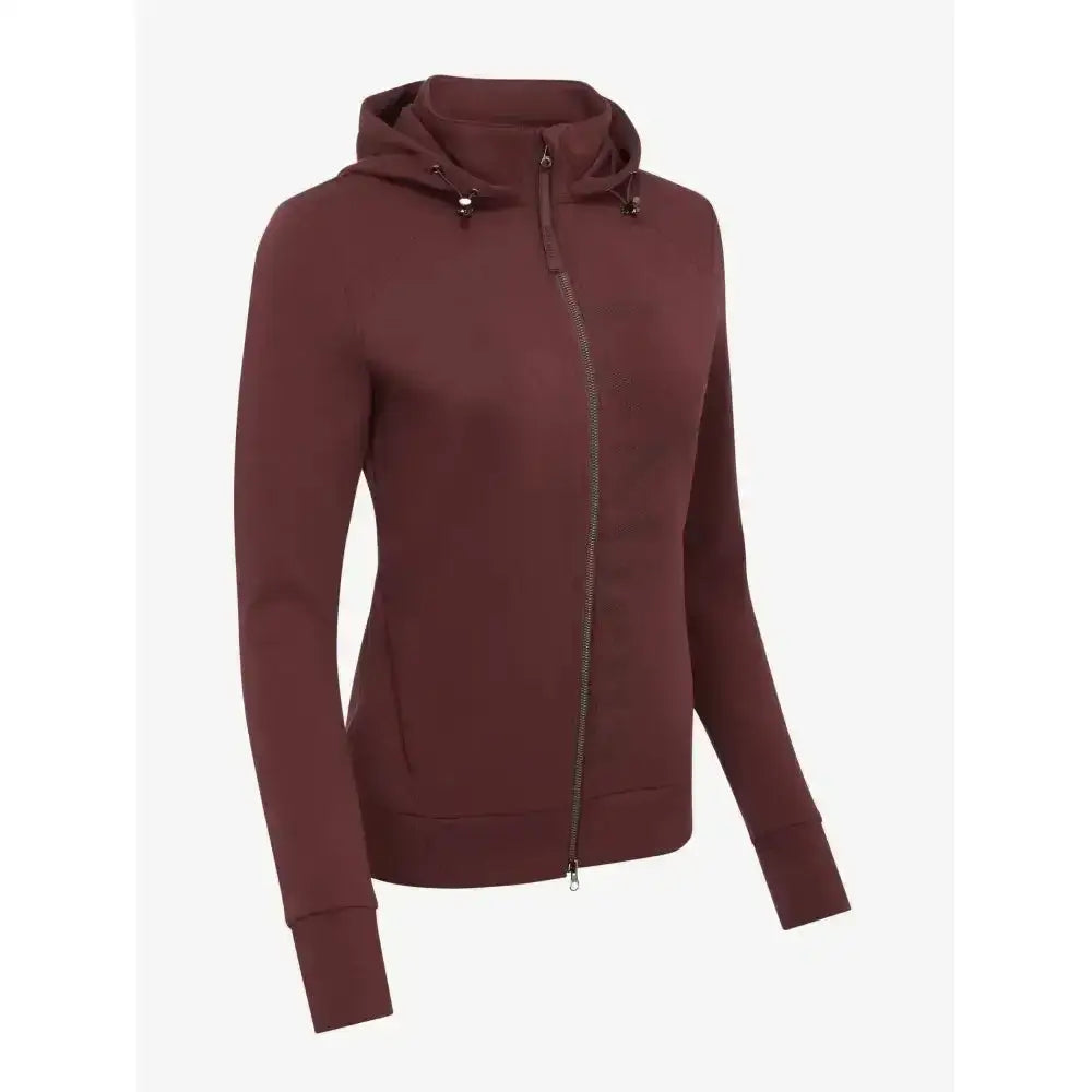 Lemieux Elite Zip Through Hoodie Burgundy-Hoodies-Lemieux-Large-Horsey Shopping