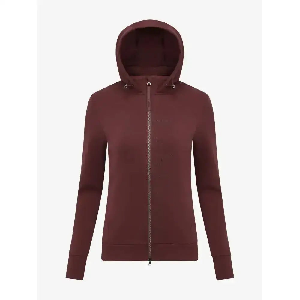 Lemieux Elite Zip Through Hoodie Burgundy-Hoodies-Lemieux-Large-Horsey Shopping