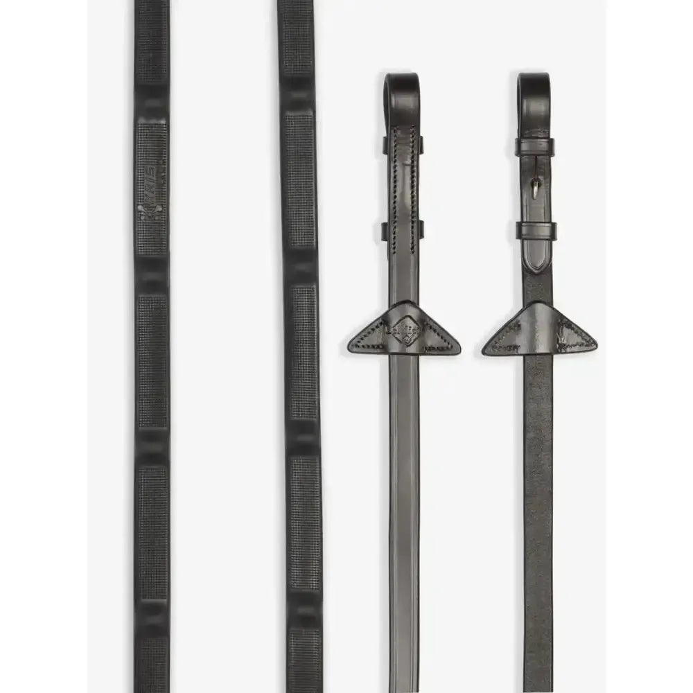 Lemieux Ergo Grip Rubber Reins Brown-Rein Stops-Lemieux-Brown-Pony-Horsey Shopping