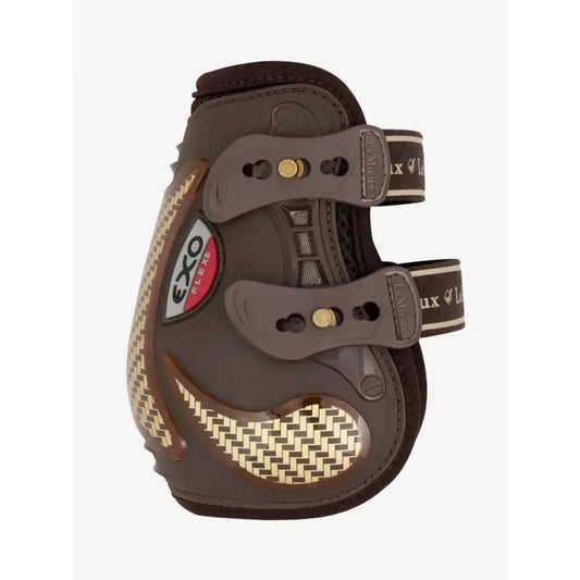 Lemieux Exo-Flex® Ankle Boot Brown/Gold-Fetlock Boots-Lemieux-Medium-Brown/Gold-Horsey Shopping