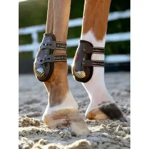 Lemieux Exo-Flex® Ankle Spare Strap Set Brown-Fetlock Boots-Lemieux-Medium-Brown-Horsey Shopping