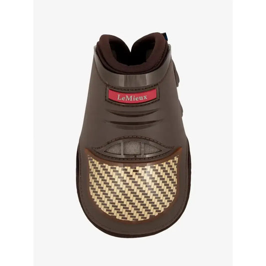 Lemieux Exo-Flex® Fetlock Boot Brown/Gold-Fetlock Boots-Lemieux-Medium-Brown/Gold-Horsey Shopping