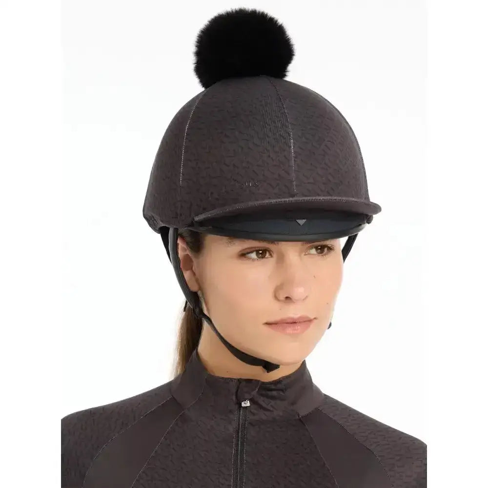 Lemieux Faith Hat Silk Cinder-Hat Silks-Lemieux-Cinder-Horsey Shopping