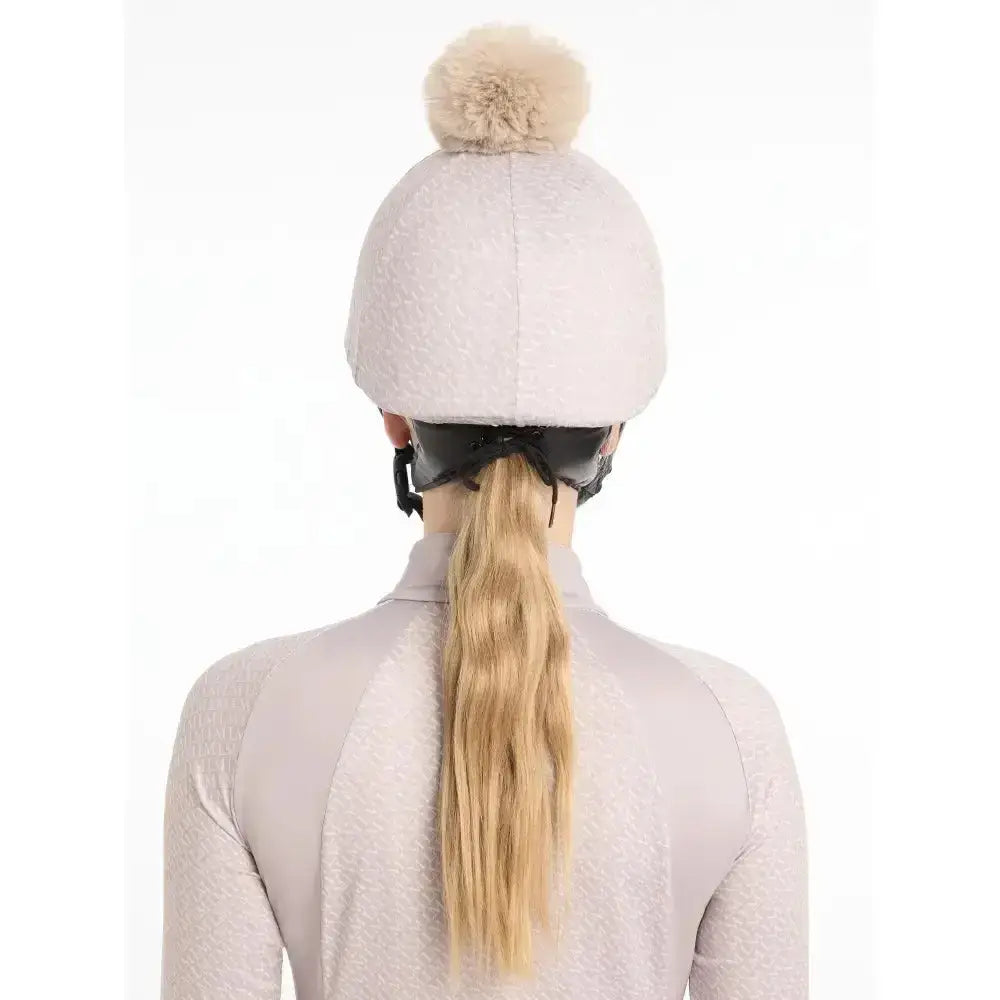 Lemieux Faith Hat Silk Stone-Hat Silks-Lemieux-Stone-Horsey Shopping