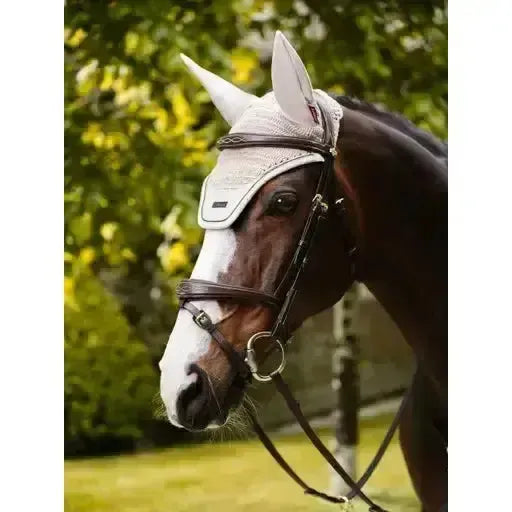 Lemieux Finesse Acoustic Fly Hood Stone-Horse Ear Bonnets-Lemieux-Stone-Medium-Horsey Shopping