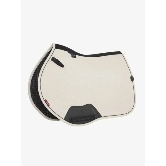 Lemieux Finesse Eurojump Square Stone-Saddle Pads-Lemieux-Stone-Small/Medium-Horsey Shopping