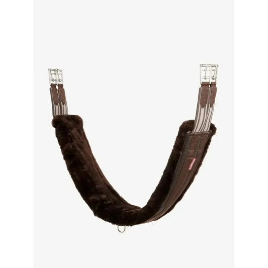 LeMieux Fleece Lined Anatomic Girth Brown/Brown 115cm Brown Girths