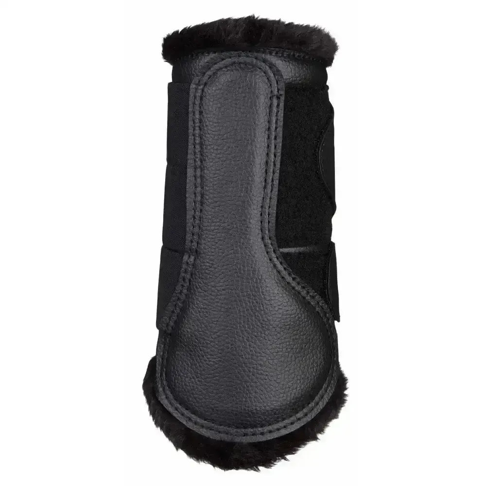 Lemieux Fleece Lined Brushing Boots Black-Brushing Boots-Lemieux-Large-Horsey Shopping