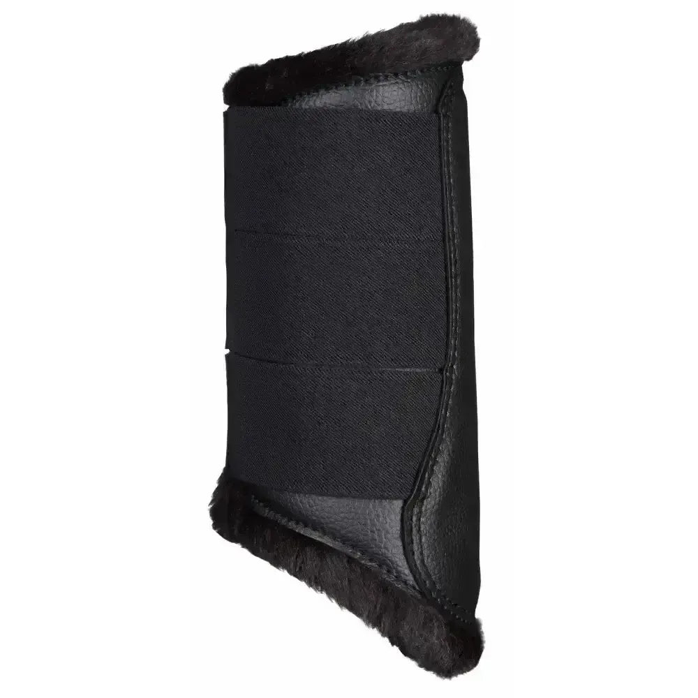 Lemieux Fleece Lined Brushing Boots Black-Brushing Boots-Lemieux-Large-Horsey Shopping
