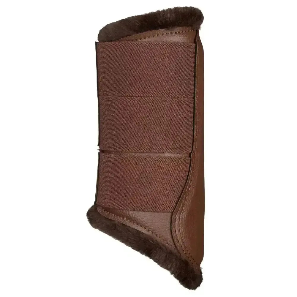 Lemieux Fleece Lined Brushing Boots Brown-Brushing Boots-Lemieux-Medium-Horsey Shopping