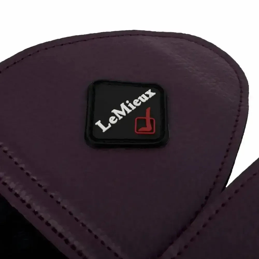Lemieux Fleece Lined Brushing Boots Fig-Brushing Boots-Lemieux-X Large-Horsey Shopping