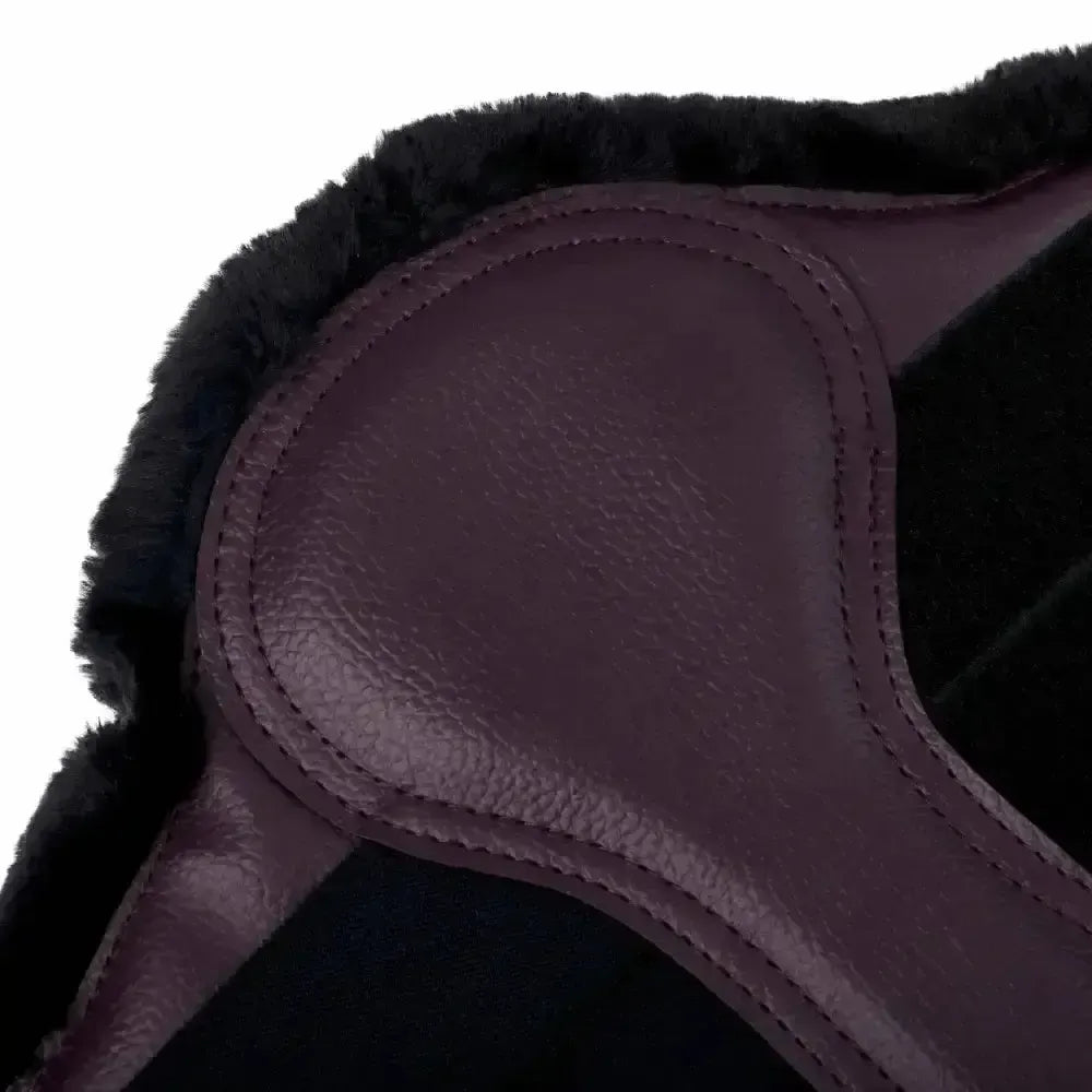 Lemieux Fleece Lined Brushing Boots Fig-Brushing Boots-Lemieux-X Large-Horsey Shopping