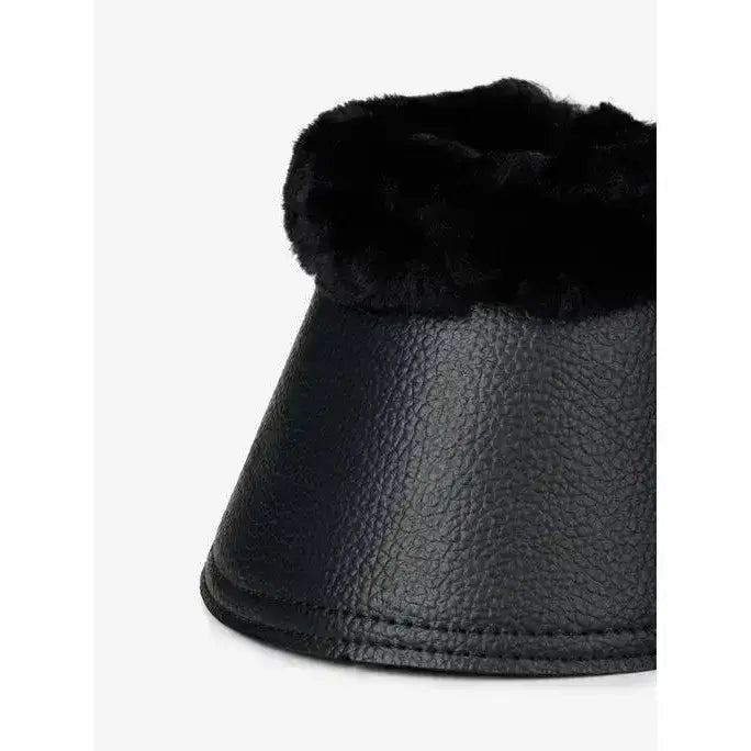 Lemieux Fleece WrapRound Over Reach Boots Black-Over Reach Boots-Lemieux-Medium-Black-Horsey Shopping