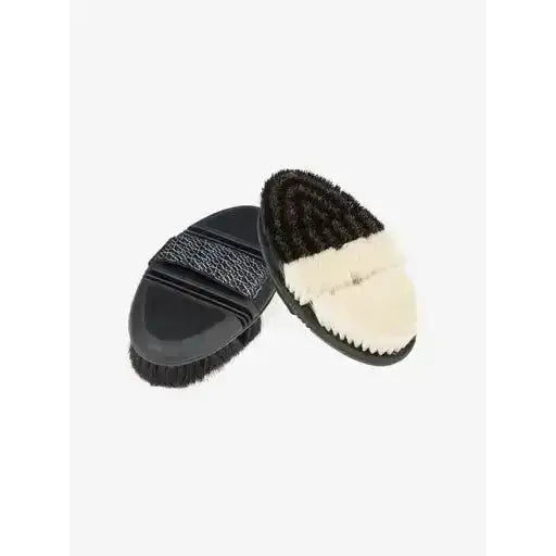 Lemieux Flexi Half & Half Finishing Brush Black-Body Brushes-Lemieux-Black-Horsey Shopping