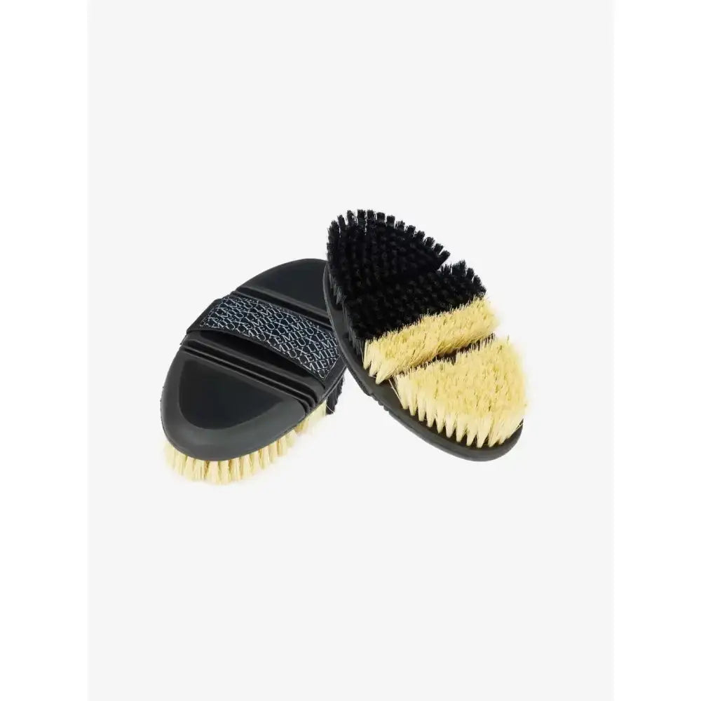 Lemieux Flexi Half & Half Grooming Brush Black-Body Brushes-Lemieux-Black-Horsey Shopping