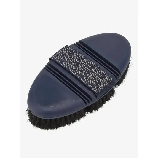 Lemieux Flexi Horse Hair Body Brush Navy-Body Brushes-Lemieux-Horsey Shopping