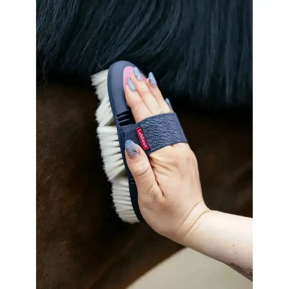 Lemieux Flexi Horse Hair Body Brush Peony-Body Brushes-Lemieux-Peony-Horsey Shopping