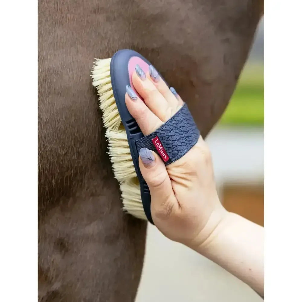 Lemieux Flexi Soft Body Brush Peony-Body Brushes-Lemieux-Peony-Horsey Shopping