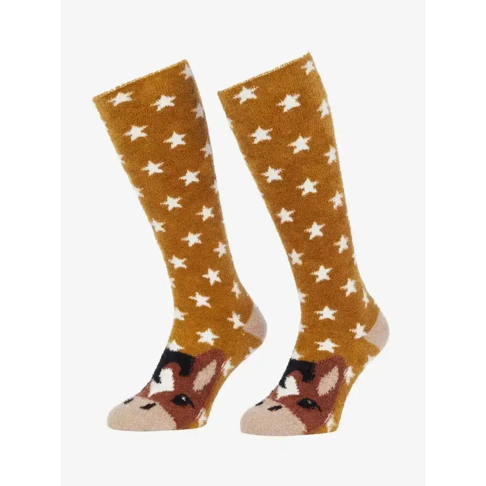 Lemieux Fluffy Character Socks Chancer-Riding Socks-Lemieux-Junior-Fluffy Chancer Socks-Horsey Shopping