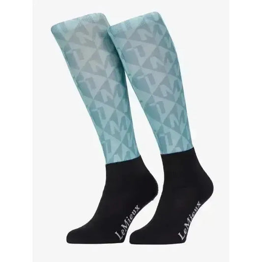 Lemieux Footsie Socks Clea Lagoon-Riding Socks-Lemieux-Clea Lagoon-Adult-Horsey Shopping