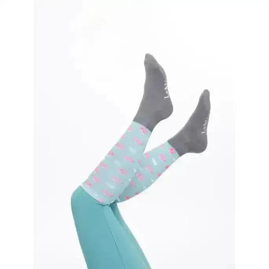 Lemieux Footsie Socks Flying Pigs-Riding Socks-Lemieux-Flying Pigs-Adult-Horsey Shopping